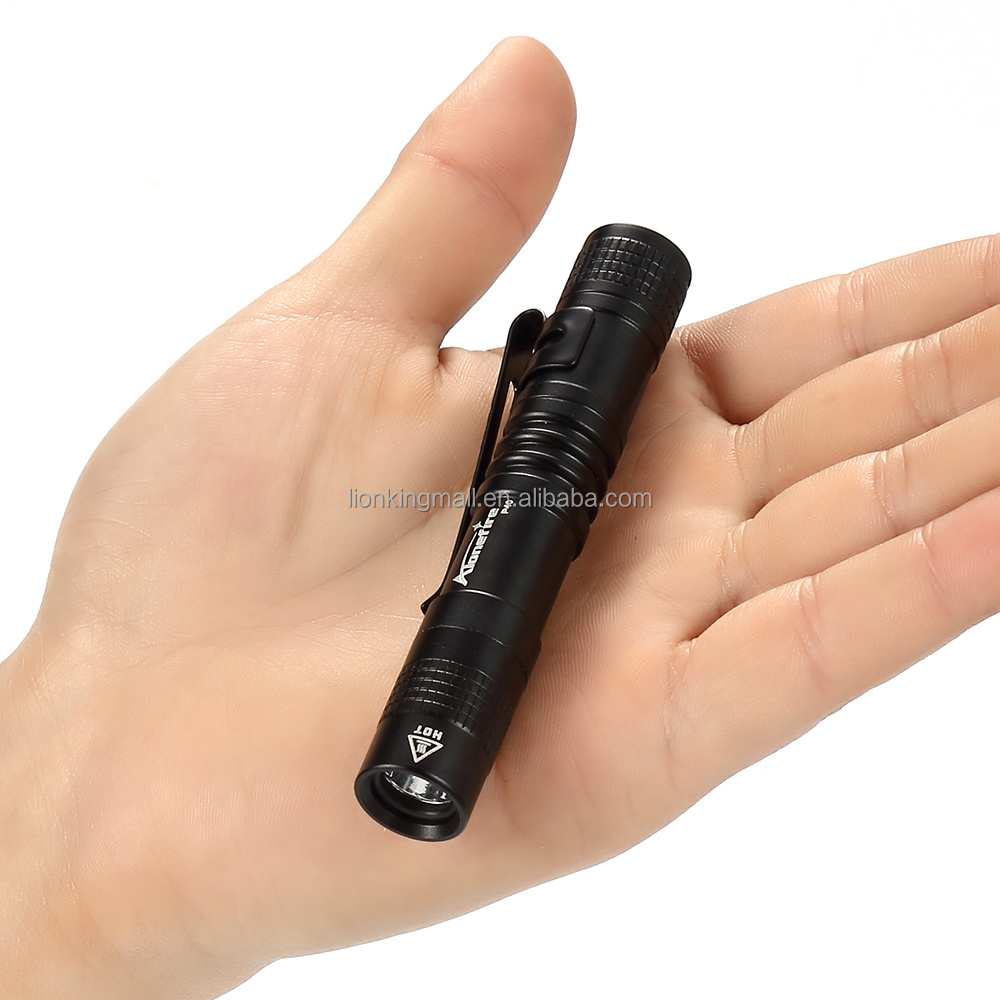 AloneFire P40 XPE Led Pen Light Portable flashlight Mini Torch 1mode Child pocket Tactical lighting Camping Lamp AAA battery