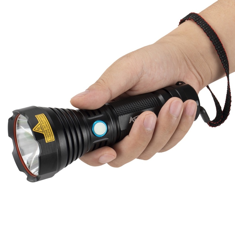 Alonefire X008 XM-L2 Super Powerful Spotlight LED Flashlight Tactical Torch USB Rechargeable Waterproof Camping Patrol hike Lamp