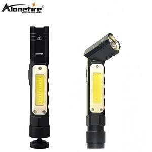 AloneFire Z1 COB Handheld USB Charging Multi-functional led flashlight Folding rotary Portable Magnet Movable Work Repair lights