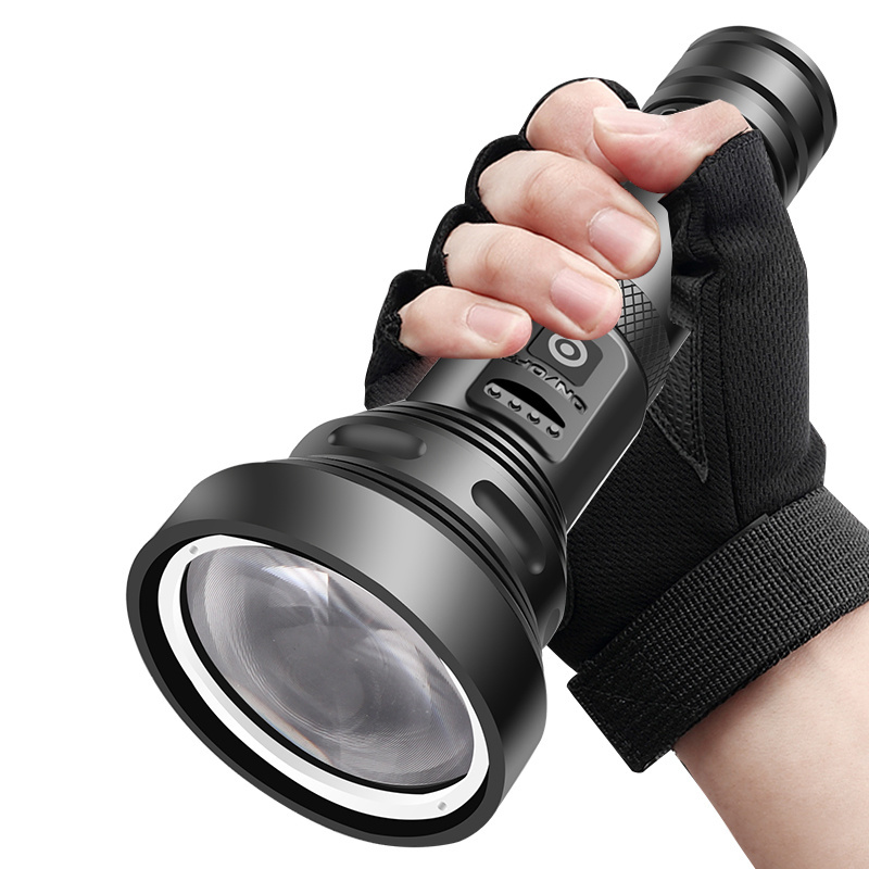 Alonefire X44 High power 2000M Long distance light irradiation white beam flashlight 18650 outdoor hunting signal torch