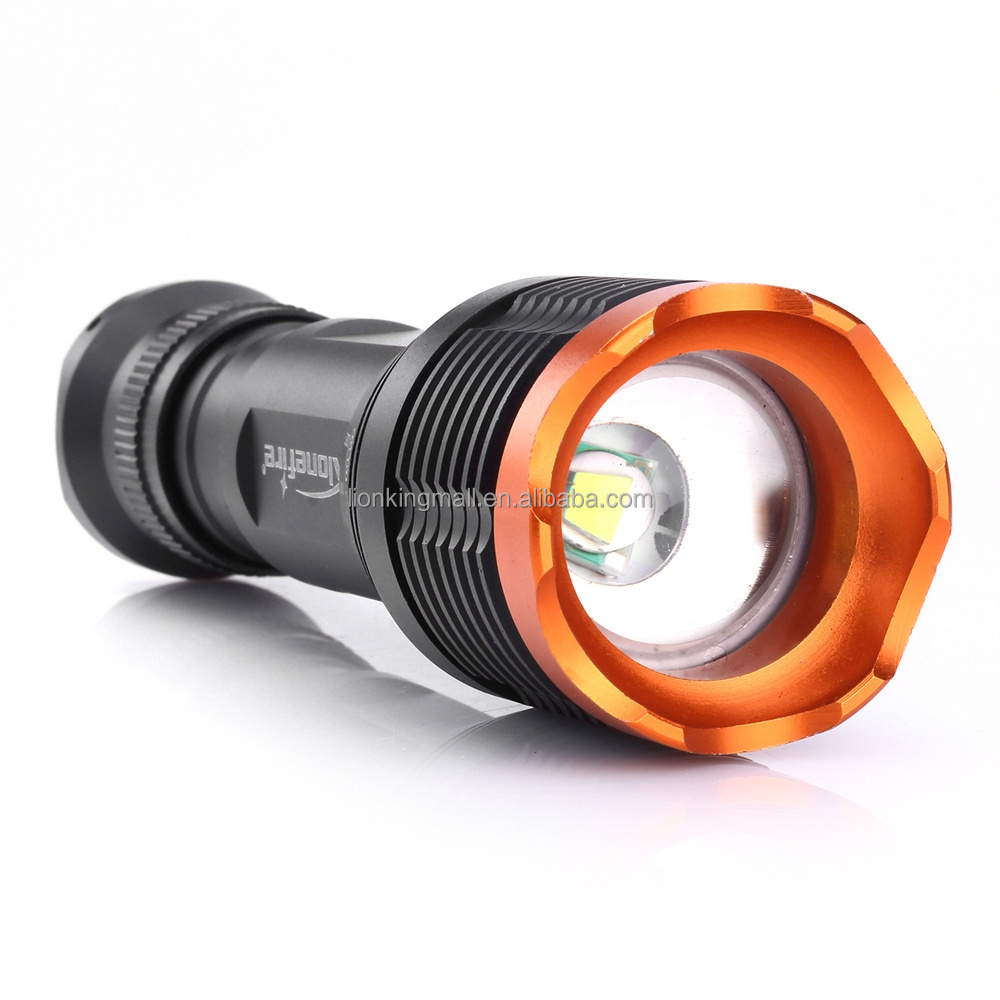 Alonefire SK80 10W T6 LED Zoom High Bright Tactical Flashlight Aluminum Outdoor Travel Hike hunting Fishing lighting Lamp Torch