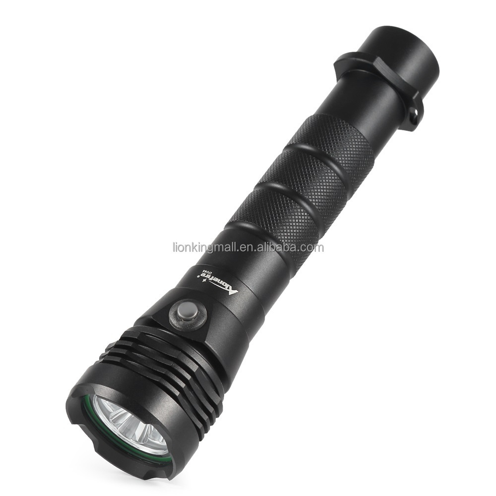 Alonefire DV44 XM-L2 LED 30W Bright light Diving Flashlight 200m Underwater Powerful Outdoor Fishing Travel Spotlight Dive Torch