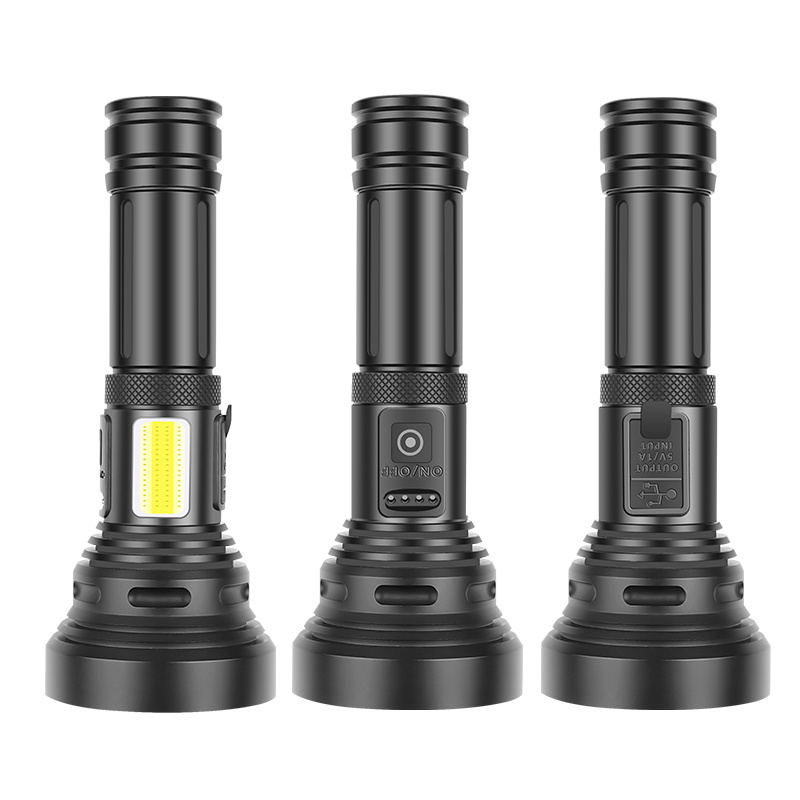 Alonefire X44 High power 2000M Long distance light irradiation white beam flashlight 18650 outdoor hunting signal torch