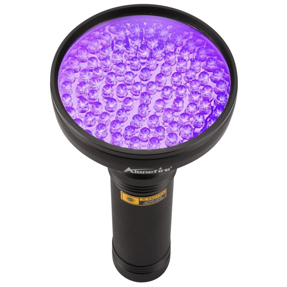 Alonefire SV128 Ultraviolet UV Flashlight LED UV torch Ultraviolet Black Light lamp Detector Dog Urine Pet Stains