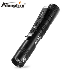 AloneFire P40 XPE Led Pen Light Portable flashlight Mini Torch 1mode Child pocket Tactical lighting Camping Lamp AAA battery