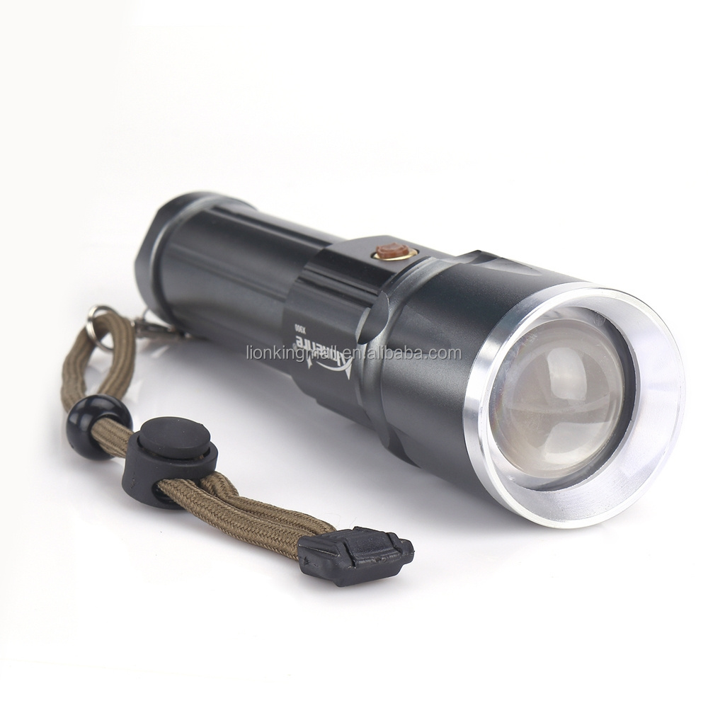 ALONEFIRE X900 Powerful flashlight T6 Led Aluminum Waterproof Zoom Lanterna Outdoor Patrol Hike Torch AAA 18650 26650 Battery