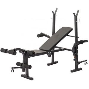 Home Fitness Equipment Home gym equipment power and muscle training fitness foldable and adjustable weight lifting bench press