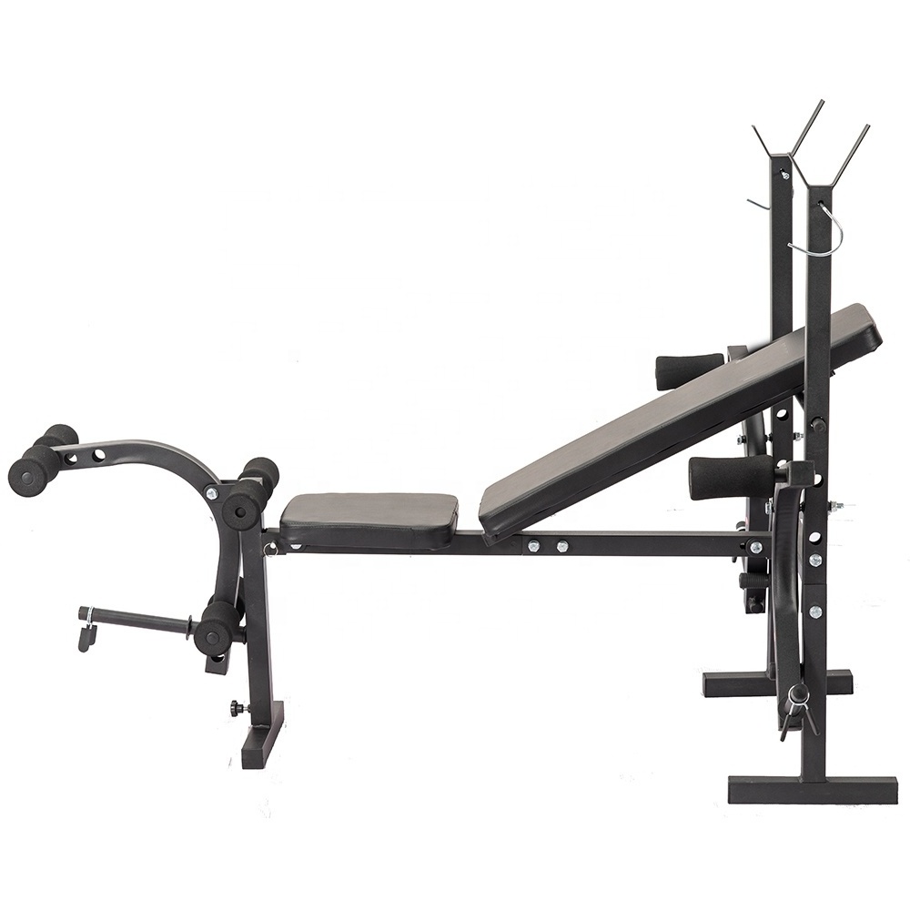 Home Fitness Equipment Home gym equipment power and muscle training fitness foldable and adjustable weight lifting bench press