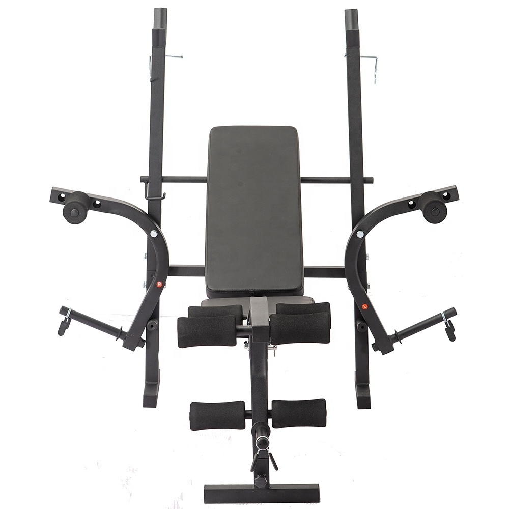 Home Fitness Equipment Home gym equipment power and muscle training fitness foldable and adjustable weight lifting bench press