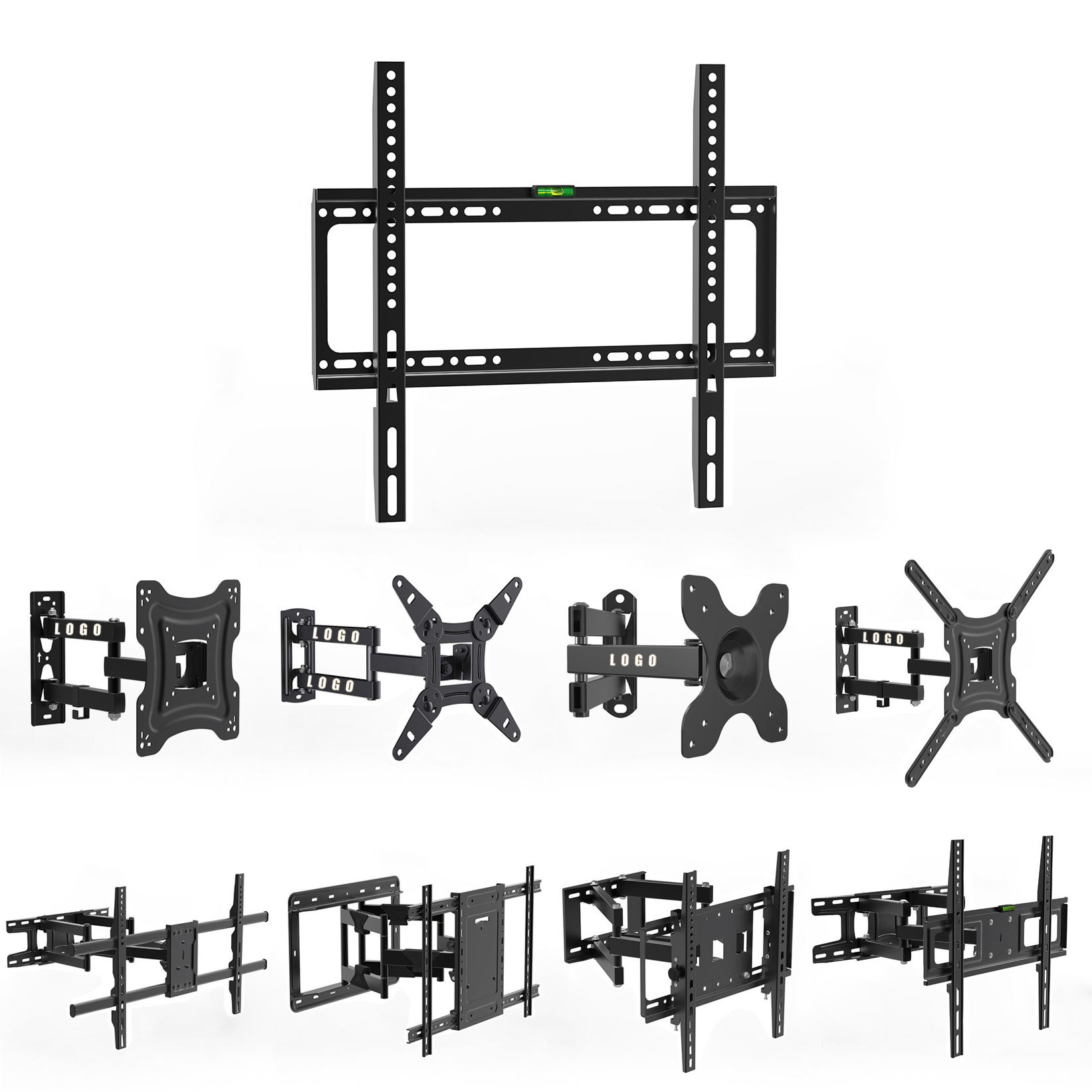 Charmount Factory Wholesale TV Bracket High Quality TV Wall Stand Tilt Swivel Full Motion TV Wall Mount