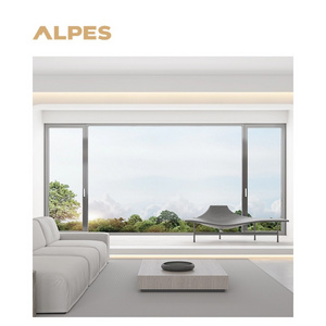 ALPES RHINE Aluminum Glass Sliding Casement Windows Simple Design Fenetre