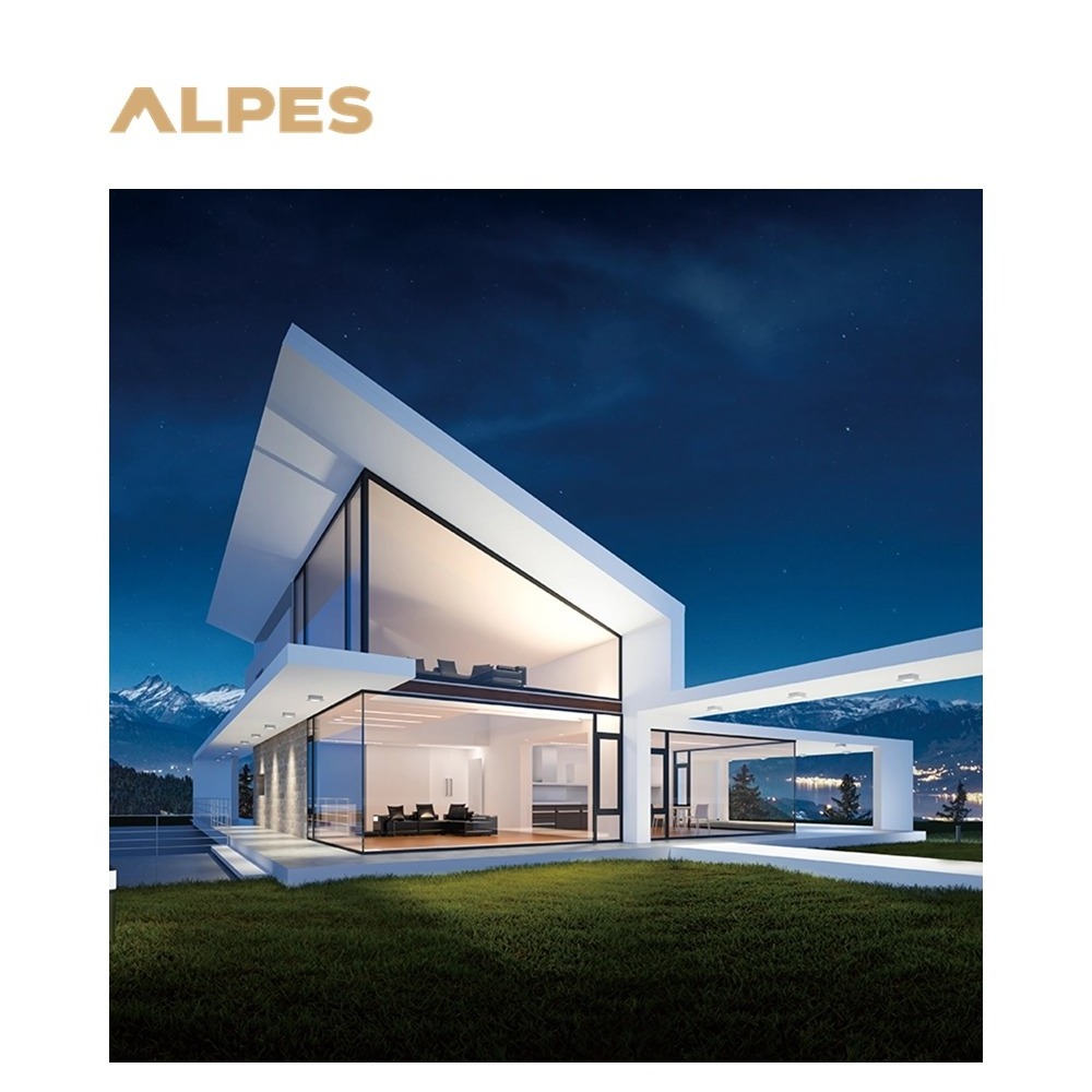 ALPES NFRC High impact basement casement french windows aluminium windows and doors german