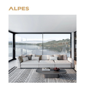 ALPES BLANC Modern Design Exterior Aluminum Sliding Doors GuangZhou Finished Home Office Windows and Doors