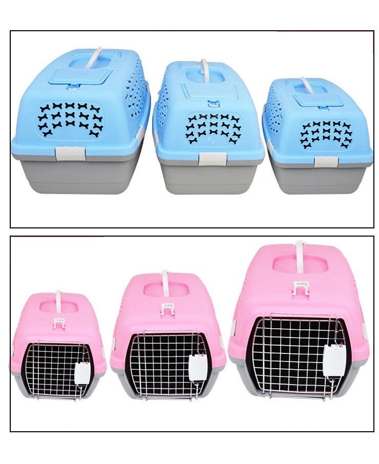 Dog Consignment Air Removable Combination Plastic Pet Transport Cage