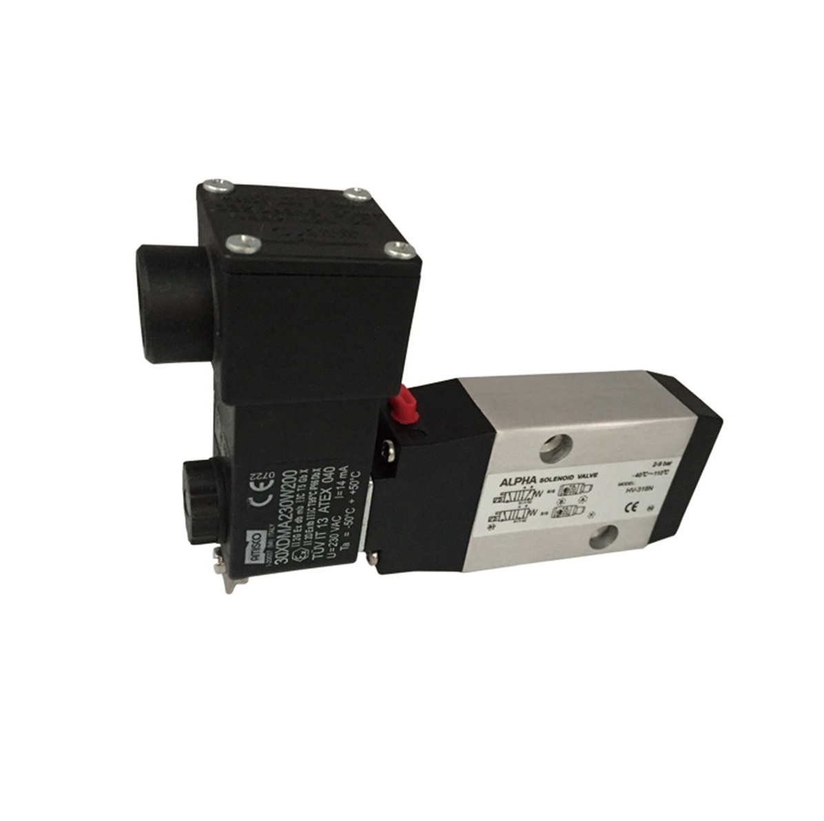 0.3 W Low Power Large-caliber Gas Control Valve Solenoid Reversing Valve