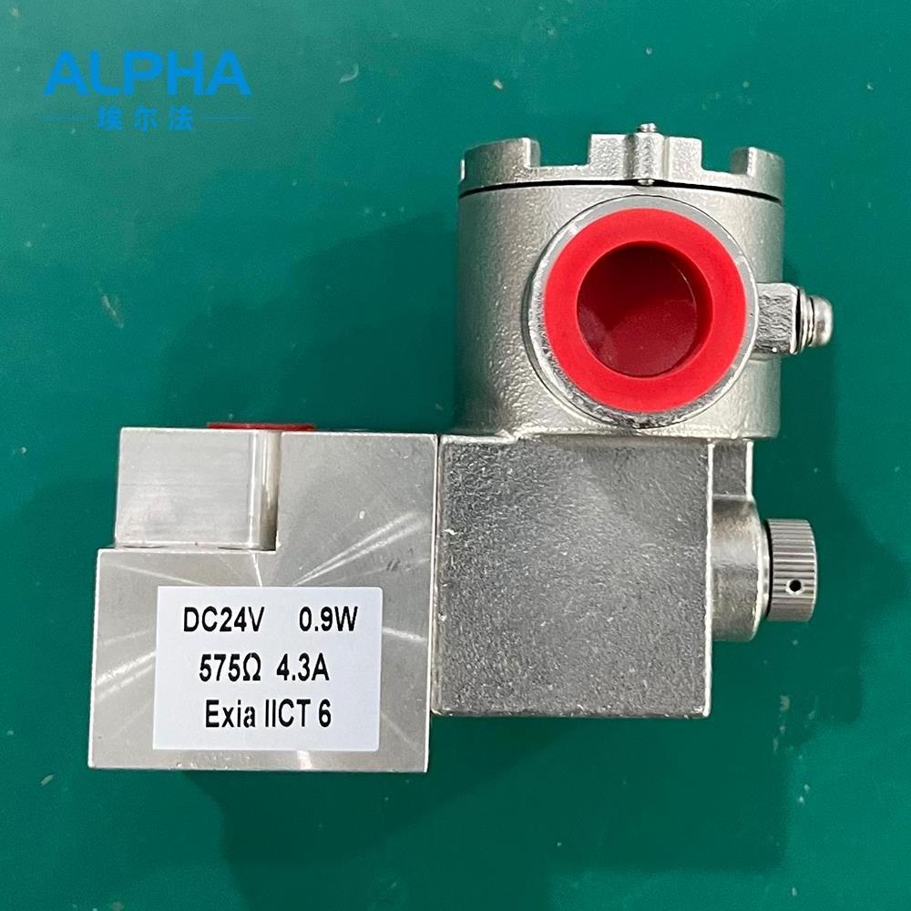 2-way direct acting Solenoid valve for oil/ gas/ water 24DC High Pressure 1inch Brass Solenoid valve