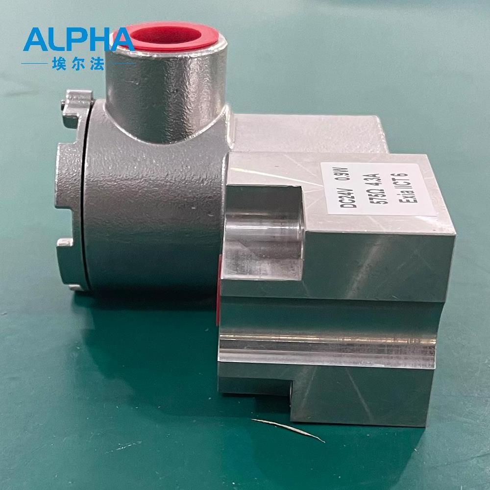 2-way direct acting Solenoid valve for oil/ gas/ water 24DC High Pressure 1inch Brass Solenoid valve