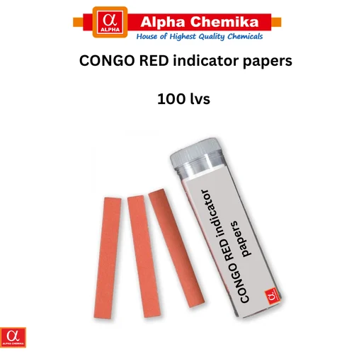 Manufacturer of Congo Red Indicator Papers laboratory chemicals Indian manufacturer of chemicals best price with best quality