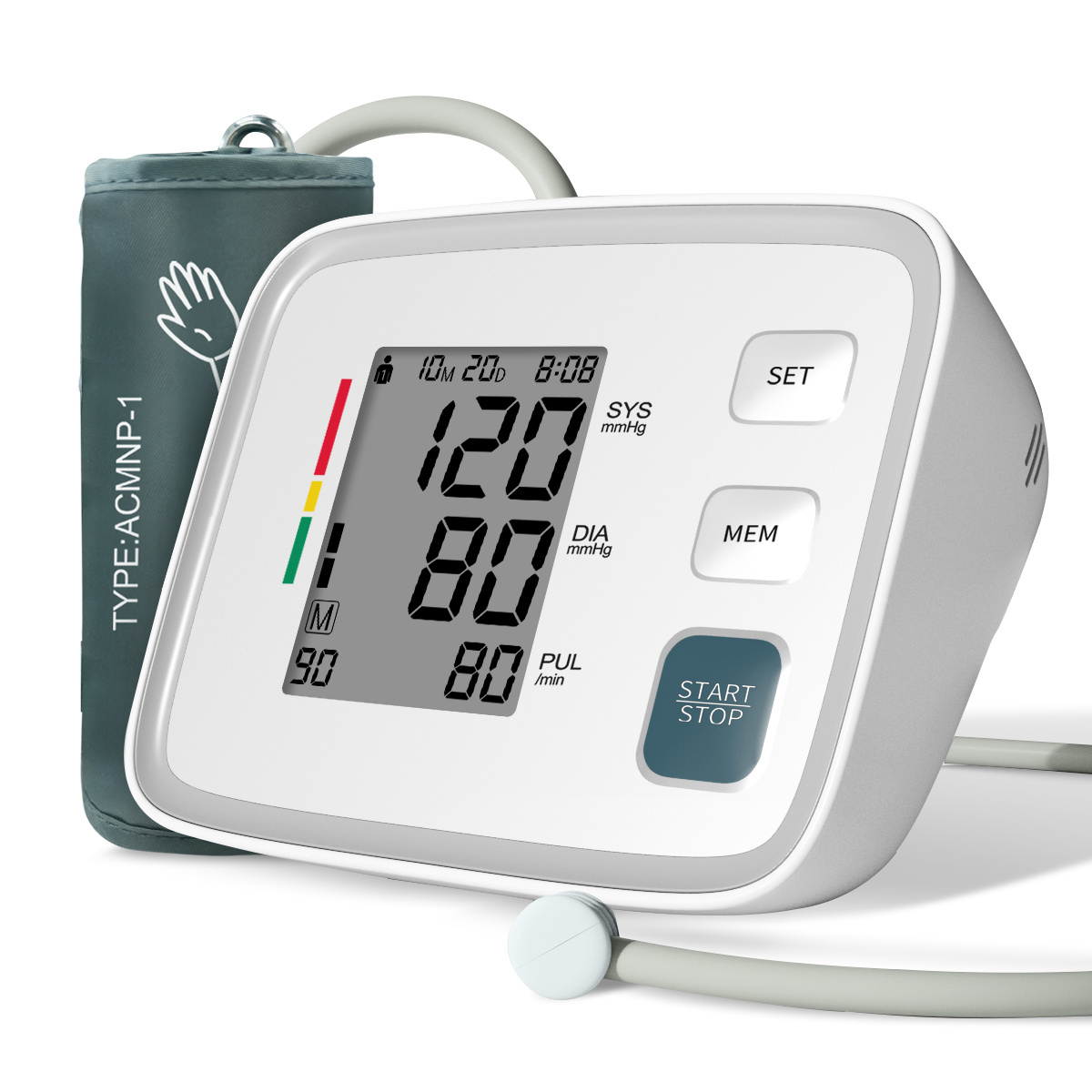 Medical Large Digital Blood Pressure Monitor CUFF Connector Bp Monitor Sphygmomanometer CUFF Connector