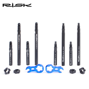 Bicycle Inner Tubes Presta Valve Extender Extension With Core Wrench Aluminium RA108 Integrated Removable 45mm 80mm