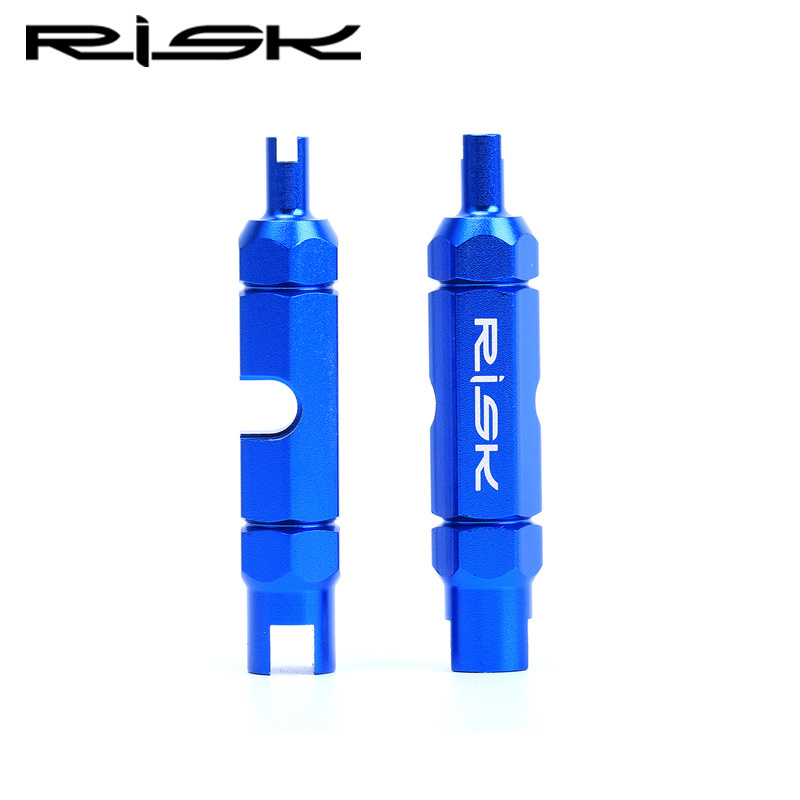 RISK 4 IN 1 Bike Valve Tools Wrench MTB Road Bicycle Valve Removal Installation Tool Portable Presta Valve Core Repair Tools