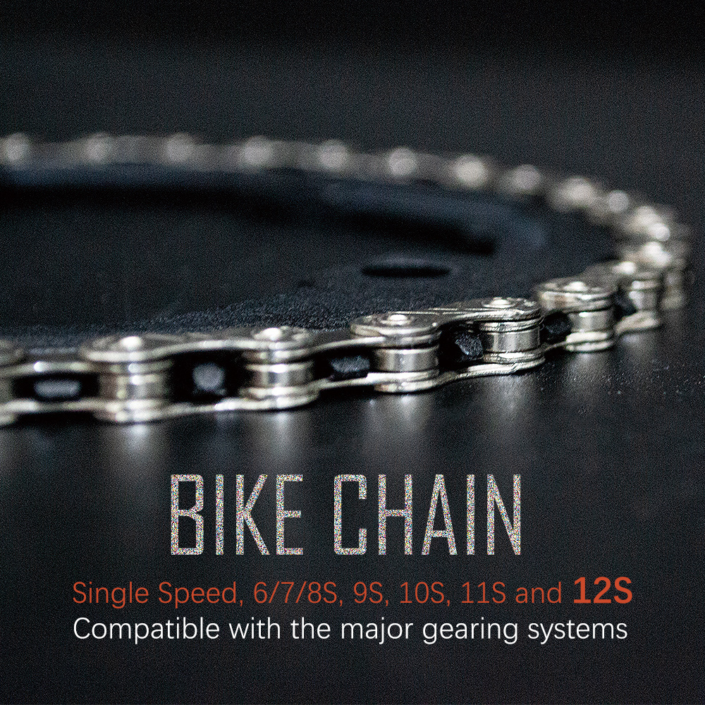 Mountain Bicycle Road Bike Chain Single Speed bike chain 116 links For Shimano Campagnolo and SRAM