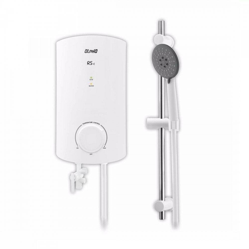 New Series Alpha Hot Sale RS Model Tankless Instant Water Heater for Bathroom Hotel Shower Heat Cold Water Quickly