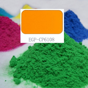 Manufacture Nylon Pile EPG 0.6mm 1.5D Electrostatic velvet flocking powder EGP-CP6108 Orange color