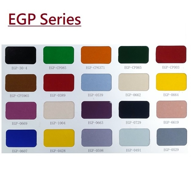 Manufacture Nylon Pile EPG Series 0.6mm 1.5D flock velvet powder EGP-CP6163 Green color