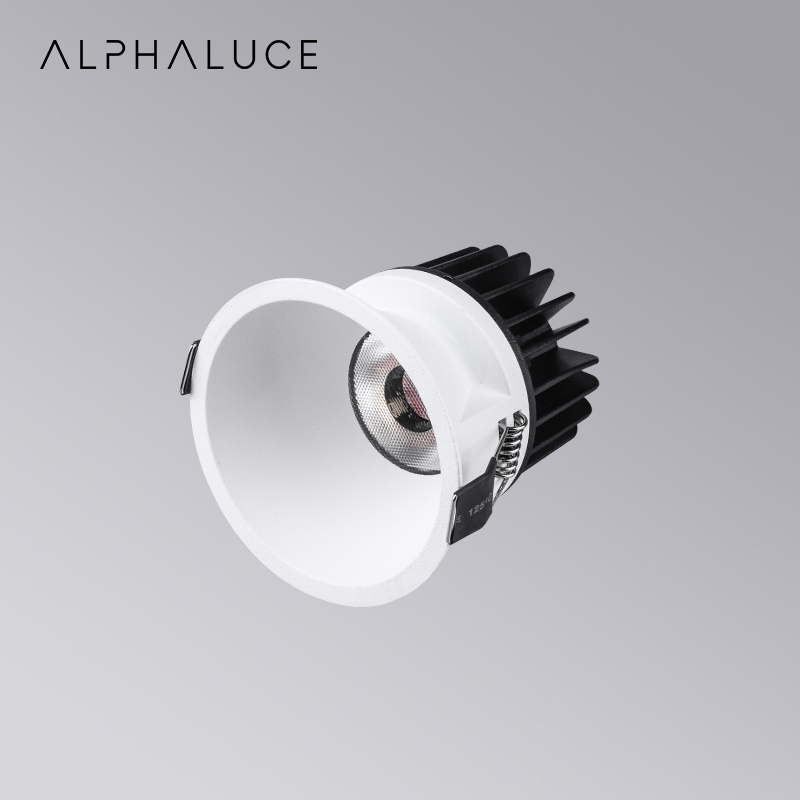 Alpha Lighting Dim To Warm 6500K Smart Ceil Led Downlight Round 10W Ip54 Bathroom Deep Downlight Led Recessed