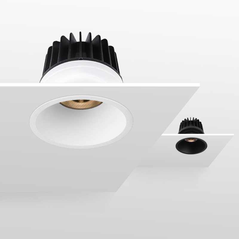 Alpha Lighting Dim To Warm 6500K Smart Ceil Led Downlight Round 10W Ip54 Bathroom Deep Downlight Led Recessed