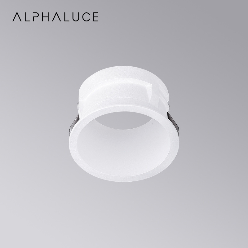 Focos Aluminium Bulb Gu10 Led Narrow Recessed Downlight Holder Fixture Frame Mr16 Gu10 Housing