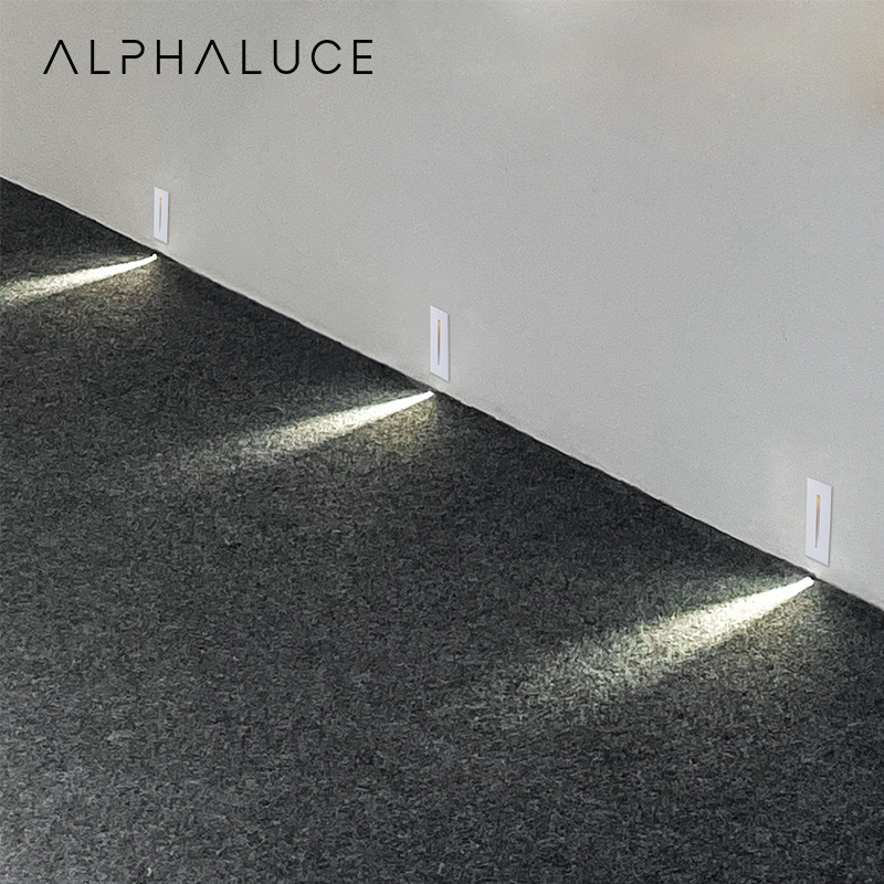 Alpha Lighting Luz De Paso Ip20 1W Indoor Walking Wall Stair Lighting Foot Led Recessed Step Light