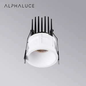 Alpha Lighting 7W Super Mini Dia55Mm Indoor Wall Washer Dimmable Trimless Aluminum Fixture Led Recessed Cob Downlight