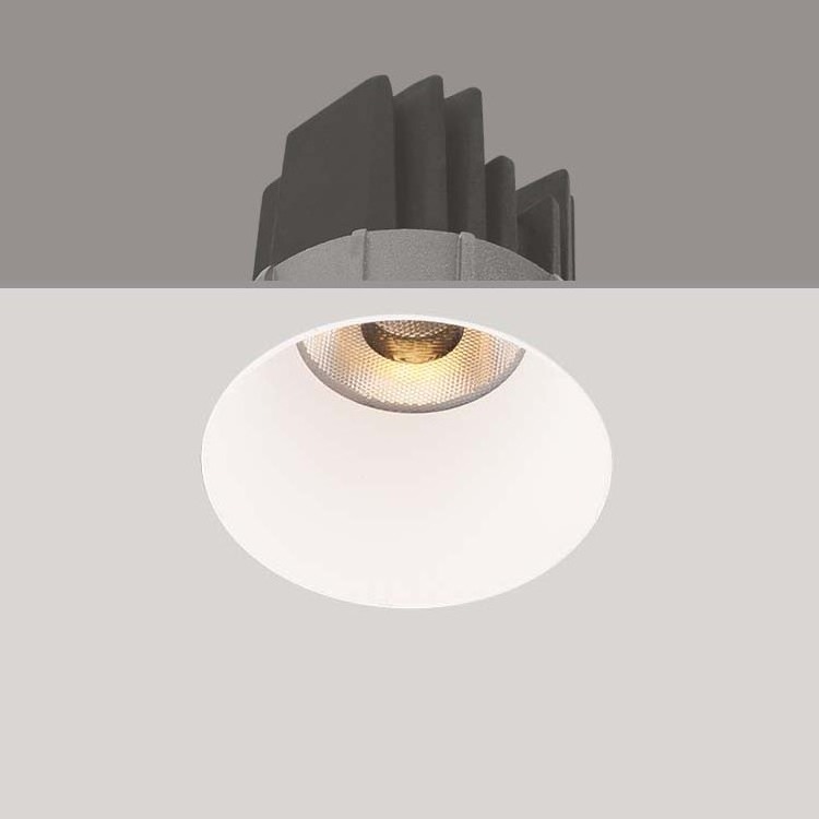 high lumen COB recessed ceiling downlight round 10W SAA approved trimless led down lights