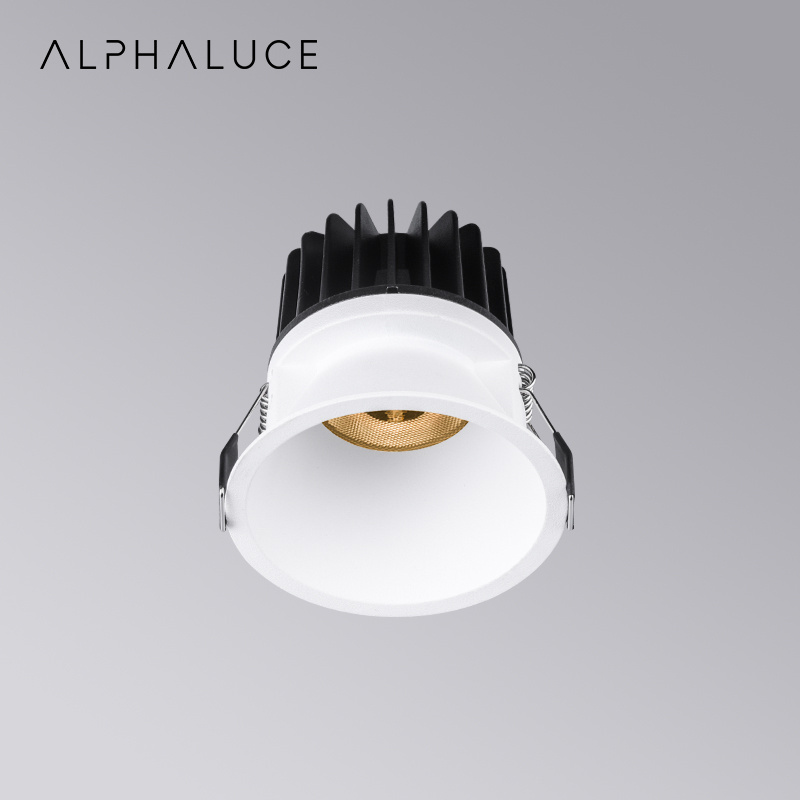 Hot sale led downlight dia 82mm deep recessed anti glare IP54 fitting 10W led cob downlight