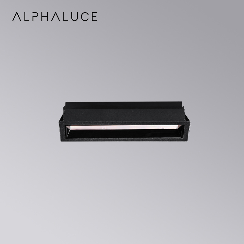 Alpha Light Grill Spot Lighting Fixtures Modern Ceiling Square Recessed Downlight Linear Wall Washer