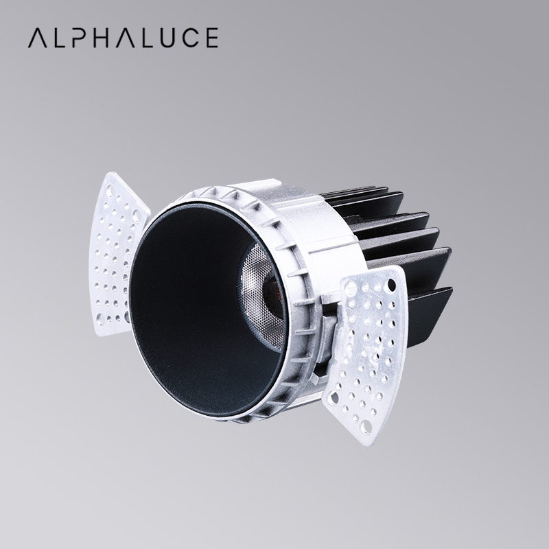 Commercial Antiglair Cob Lighting Australian Standard Trimless Dimmable Downlight Recessed Led