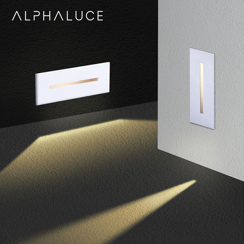 Alpha Lighting Luz De Paso Ip20 1W Indoor Walking Wall Stair Lighting Foot Led Recessed Step Light