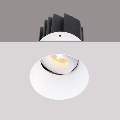 New Design Aluminium Downlight Antiglare Ceiling Lamp Trimless Adjustable Recessed Housing