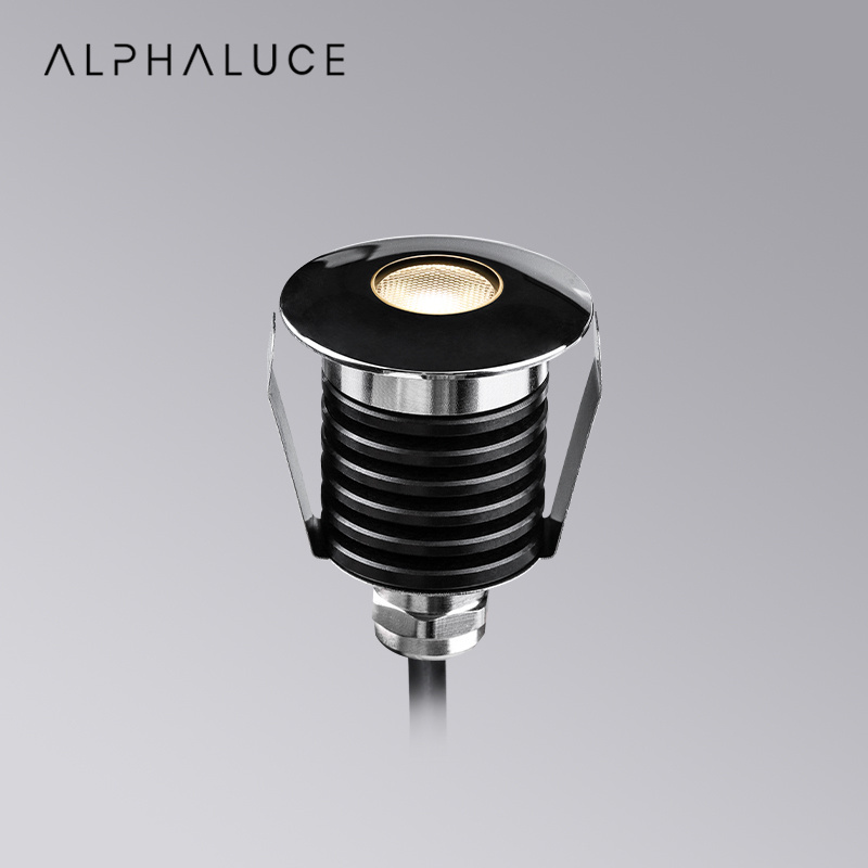 Ip67 1W 2W Stainless Steel Polished Underground Light Waterproof Outdoor Recessed Led Inground Light