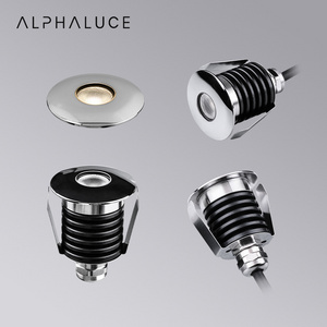 Ip67 1W 2W Stainless Steel Polished Underground Light Waterproof Outdoor Recessed Led Inground Light