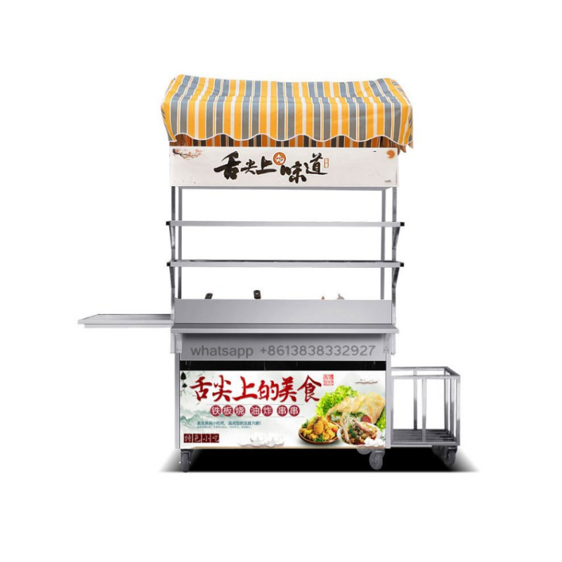 And Portable Cheap Mobile Design Small Flower Food Cart With Price