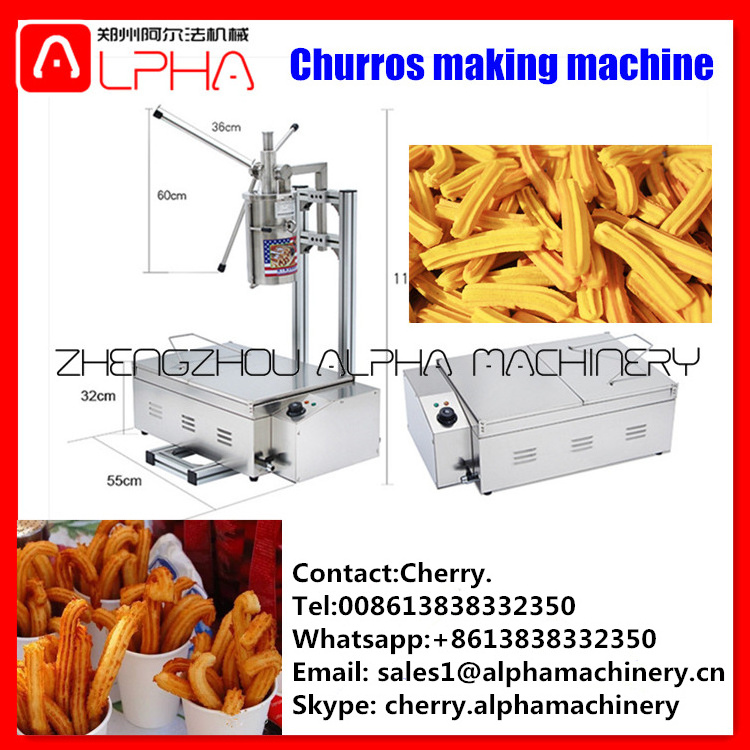 Reliable performance spain snack churros/Clients first choose churros machine price/churros cart