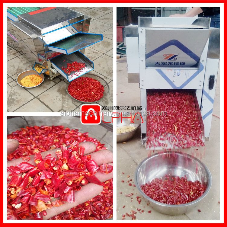 Dry red chillies Cutter/Chilli Cutting Machine/Pepper Slicer Machine