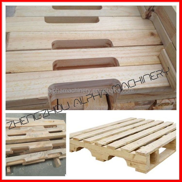 industrial pallet cutting machine/wood pallet groove stringers notcher/wood notching