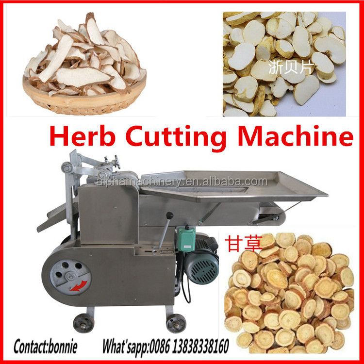 Licorice root herbal cutting machine herbs and spices cut machine