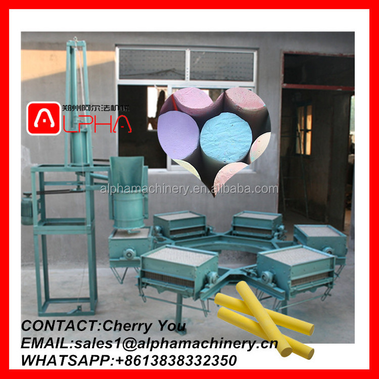 Chalk making process/ chalk piece making machine/ school chalk mould