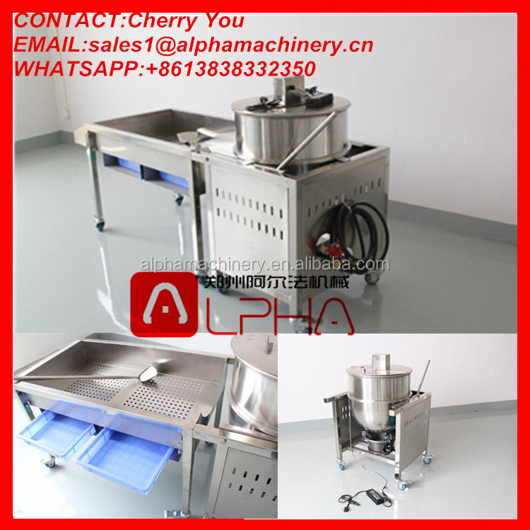 Industrial caramel coating popcorn making machine