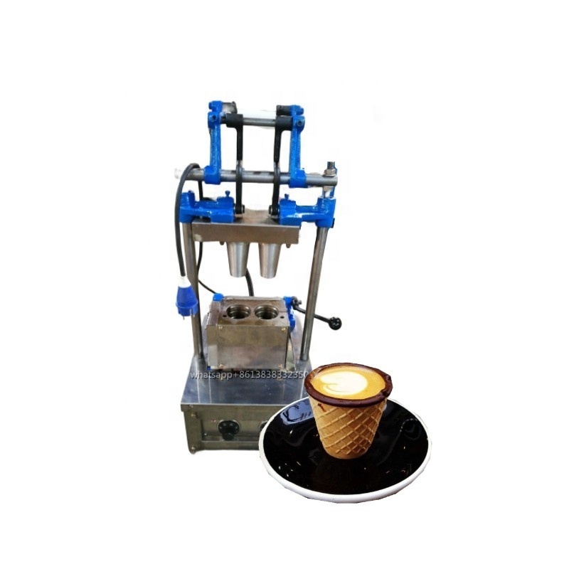 Chinese Factory Edible Glass Waffle Maker With Cups Biscuit.